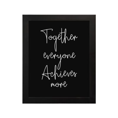 Infidu Together Everyone Achieves More Inspirational Quotes Office Wall Art - Motivational Quotes Wall Decor for Home Office