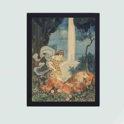 Infidu Beauty and the beast in high resolution Vintage Art V1-513