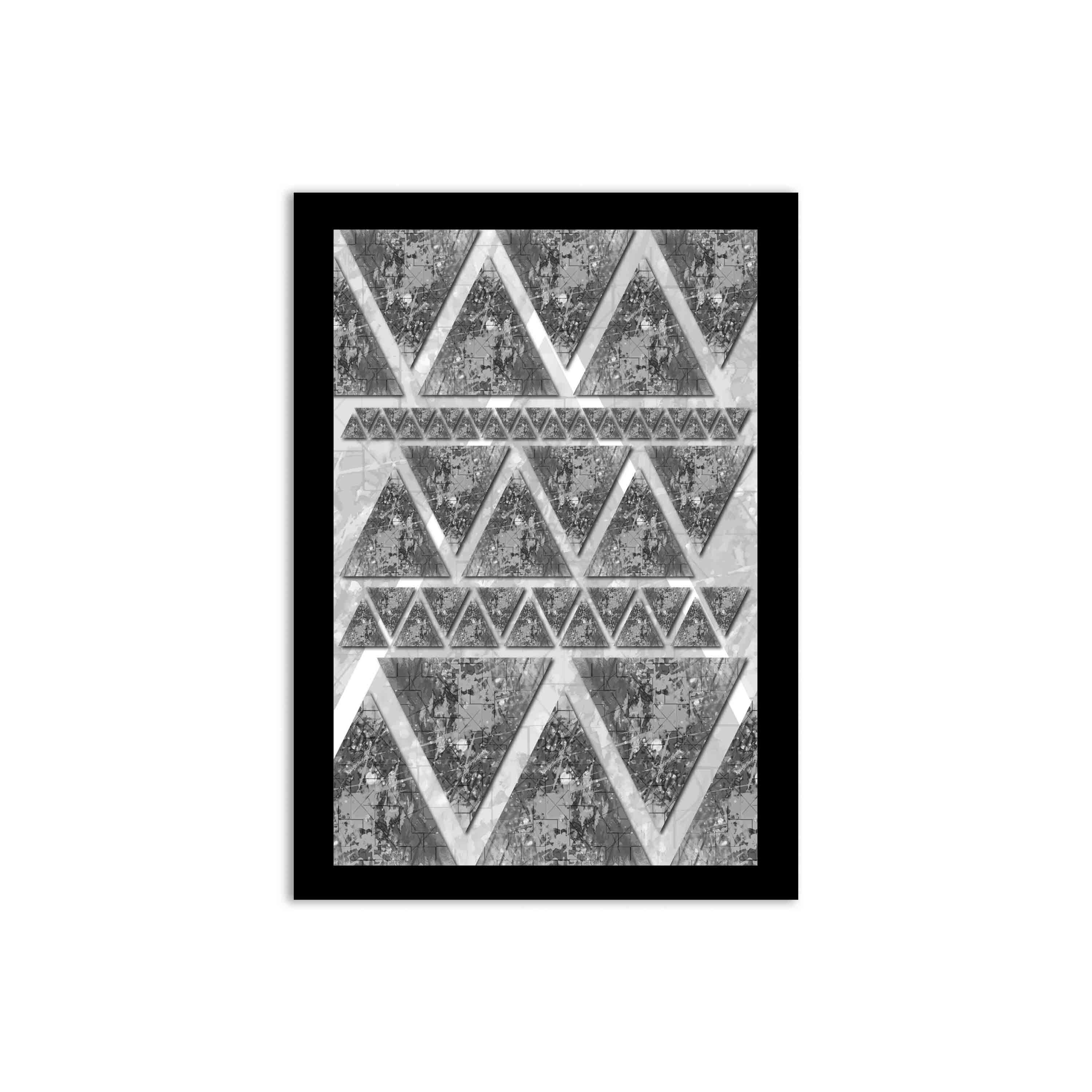 abstract wall hang on the wall with white background