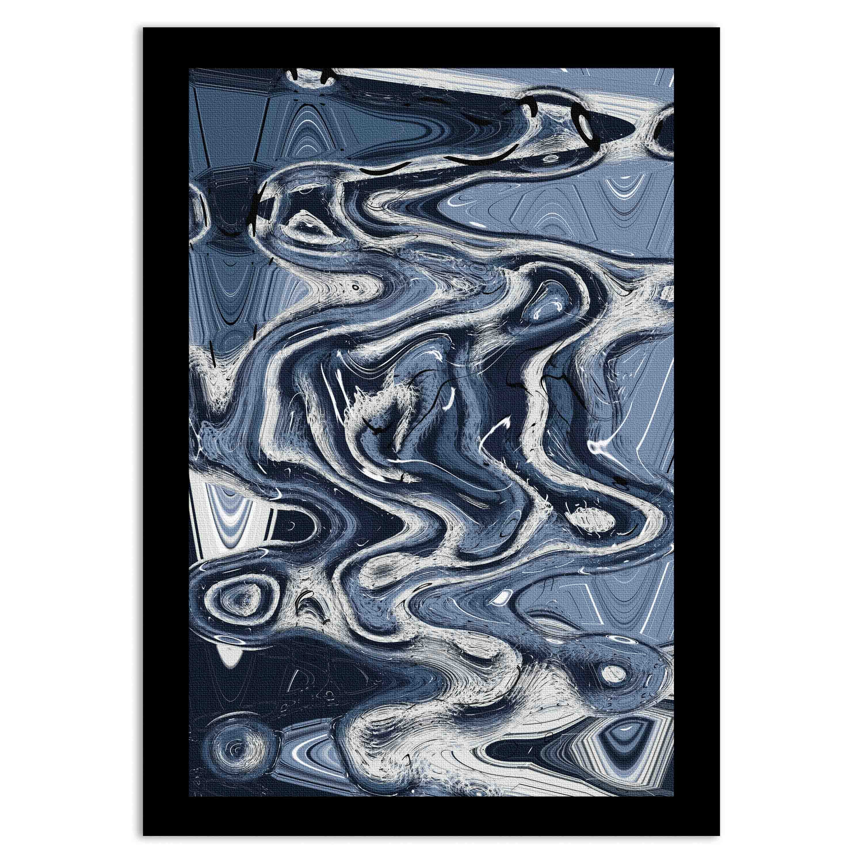 abstract wall hang on the wall with white background