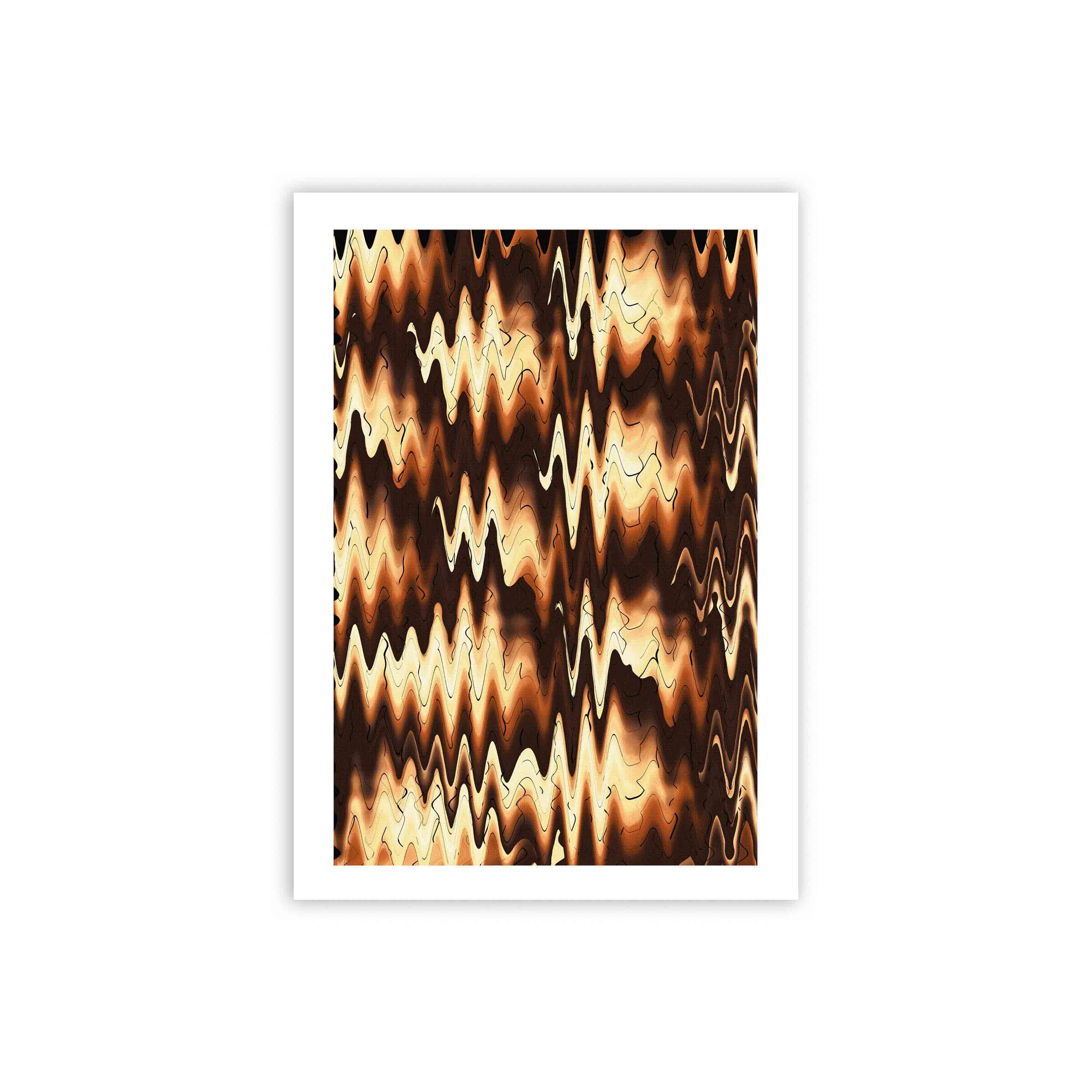 abstract wall hang on the wall with white background