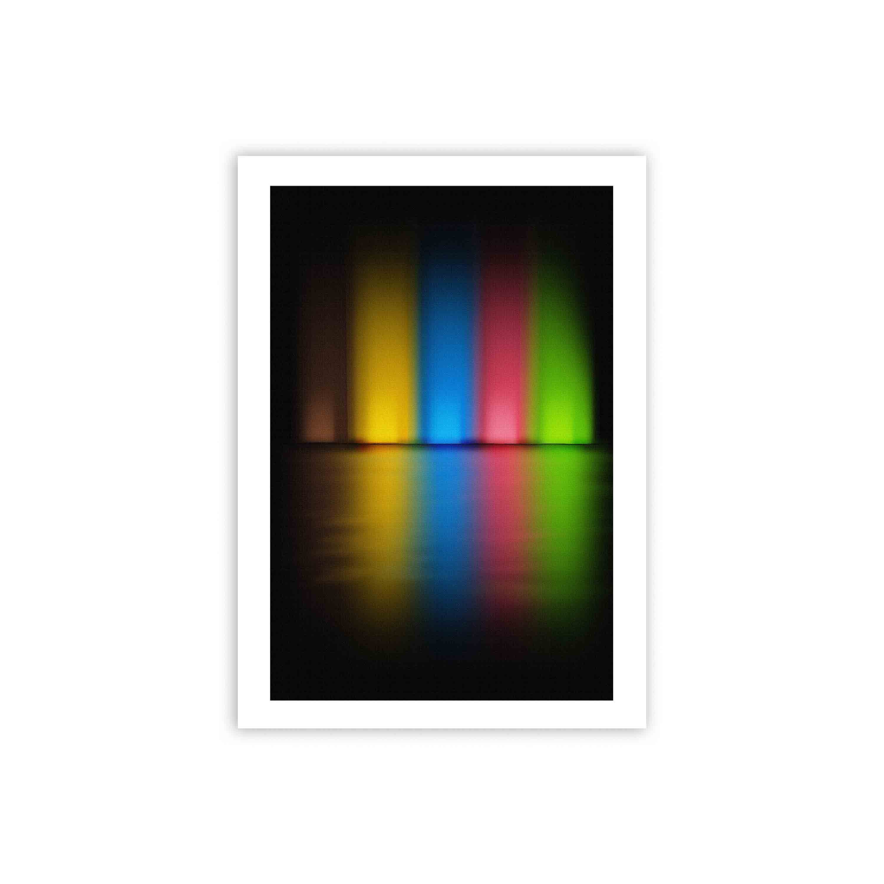abstract wall hang on the wall with white background