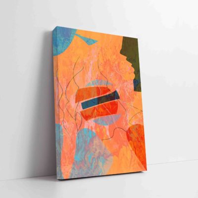 Infidu Whimsical Wonder Abstract Art Collection - Abstract Art Redefined by Creative Vision Painting Style Stretched Canvas Art Model No - Art-2