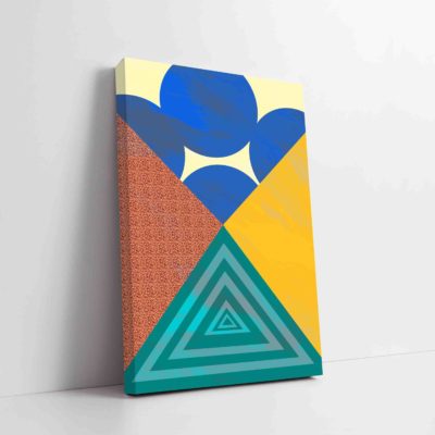 Infidu Radiant Symphony Abstract Art in a Palette of Hues - Abstract Art Redefined by Creative Vision Painting Style Stretched Canvas  Art Model No - Art-4