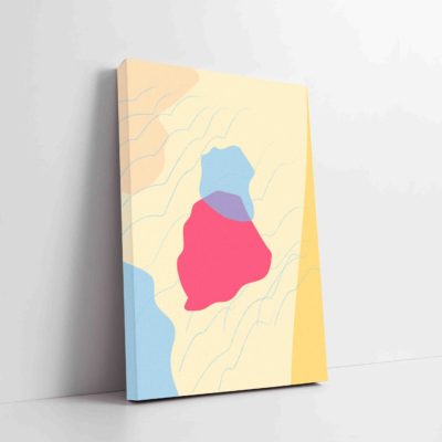 Infidu Unveiling Emotions Expressive Abstract Art for Soulful Spaces -Abstract Art Redefined by Creative Vision Stretched Canvas Art Model No - Art-7