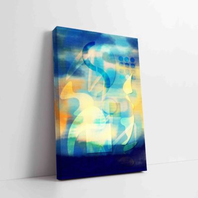 Infidu Colorful Abstract Art A Splash of Vibrancy - Abstract Art Redefined by Creative Vision Stretched Canvas Art Model No - Art-65