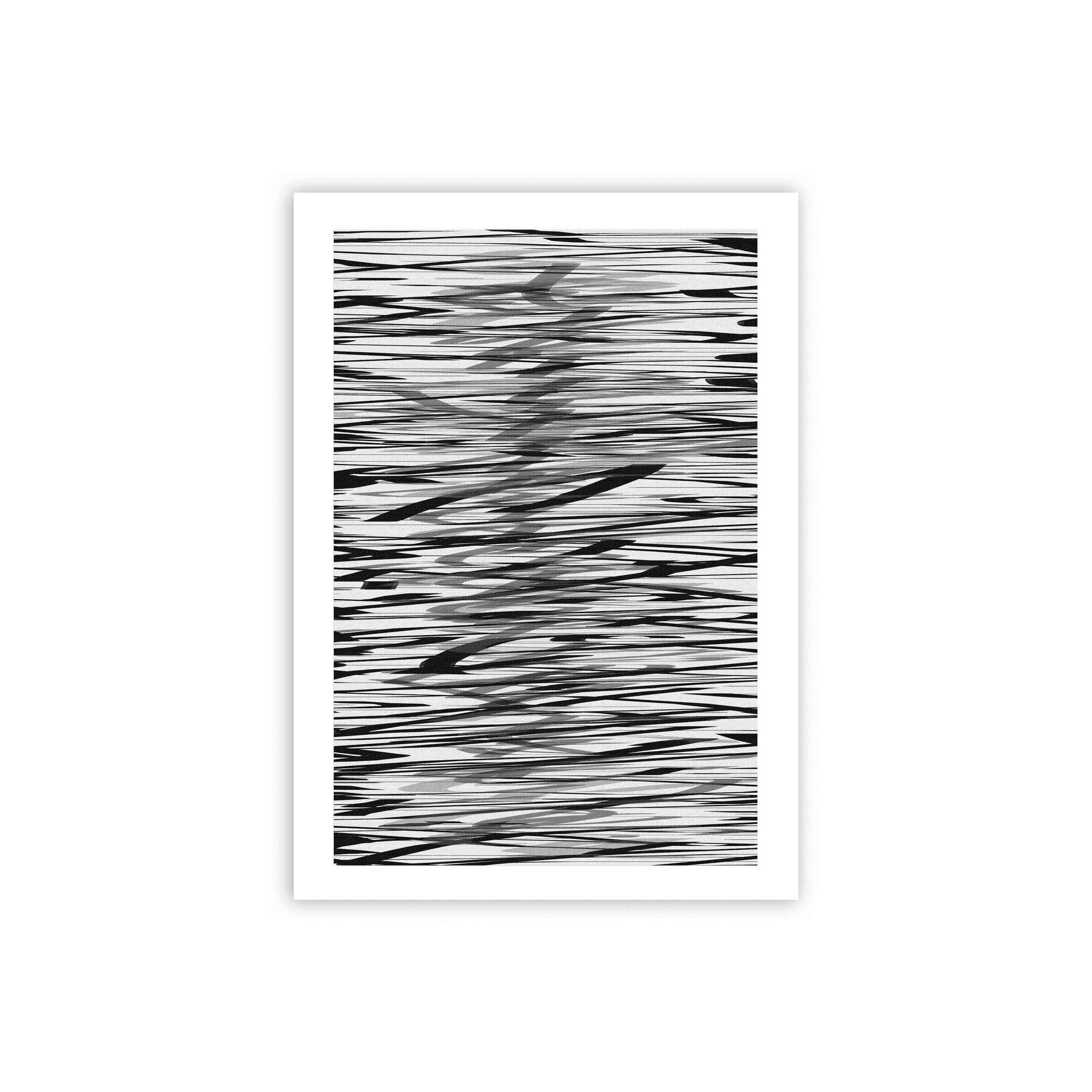 abstract wall hang on the wall with white background