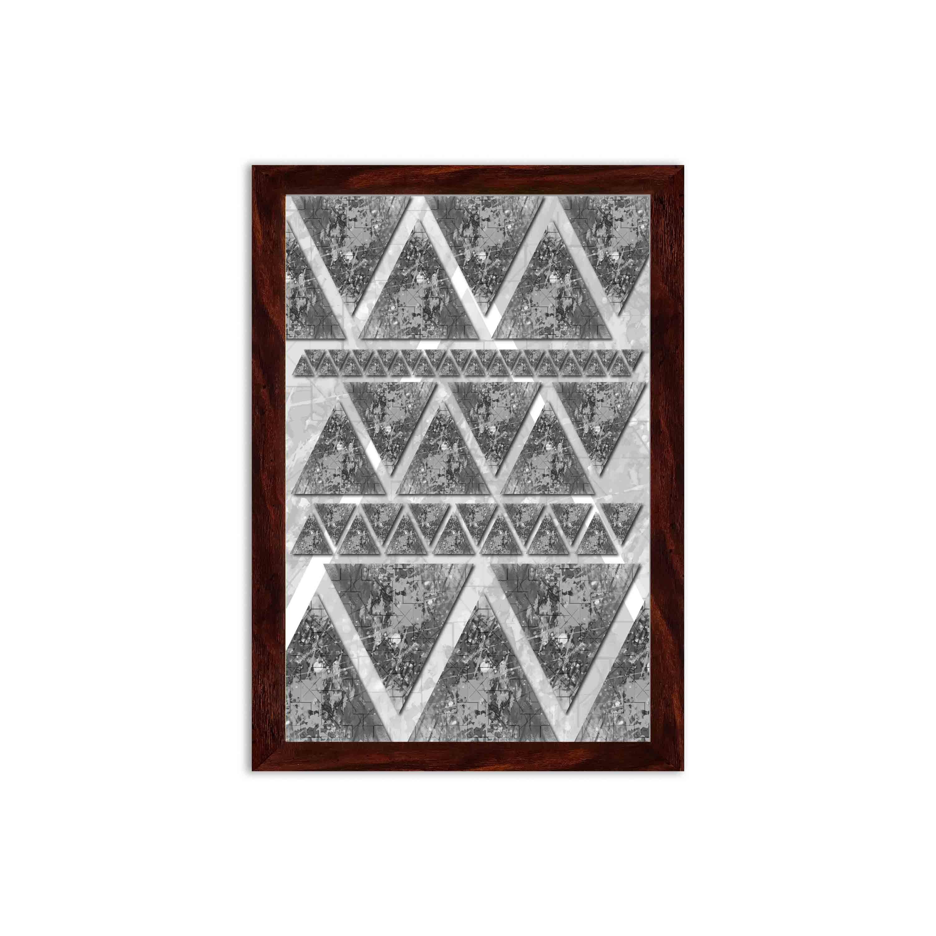 abstract wall hang on the wall with white background