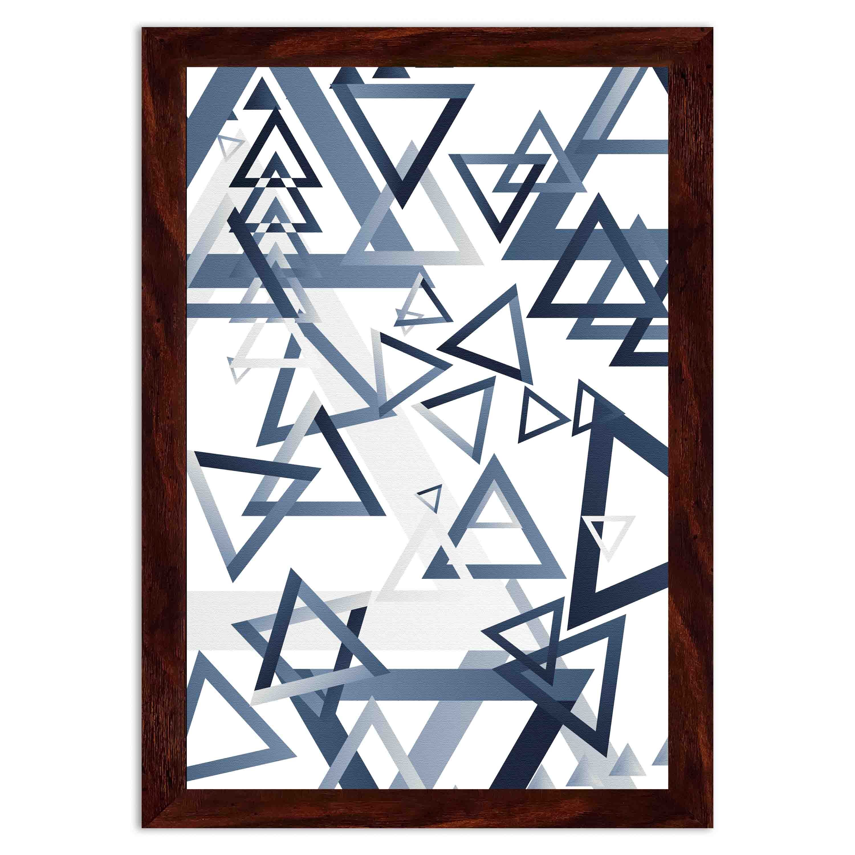 abstract wall hang on the wall with white background
