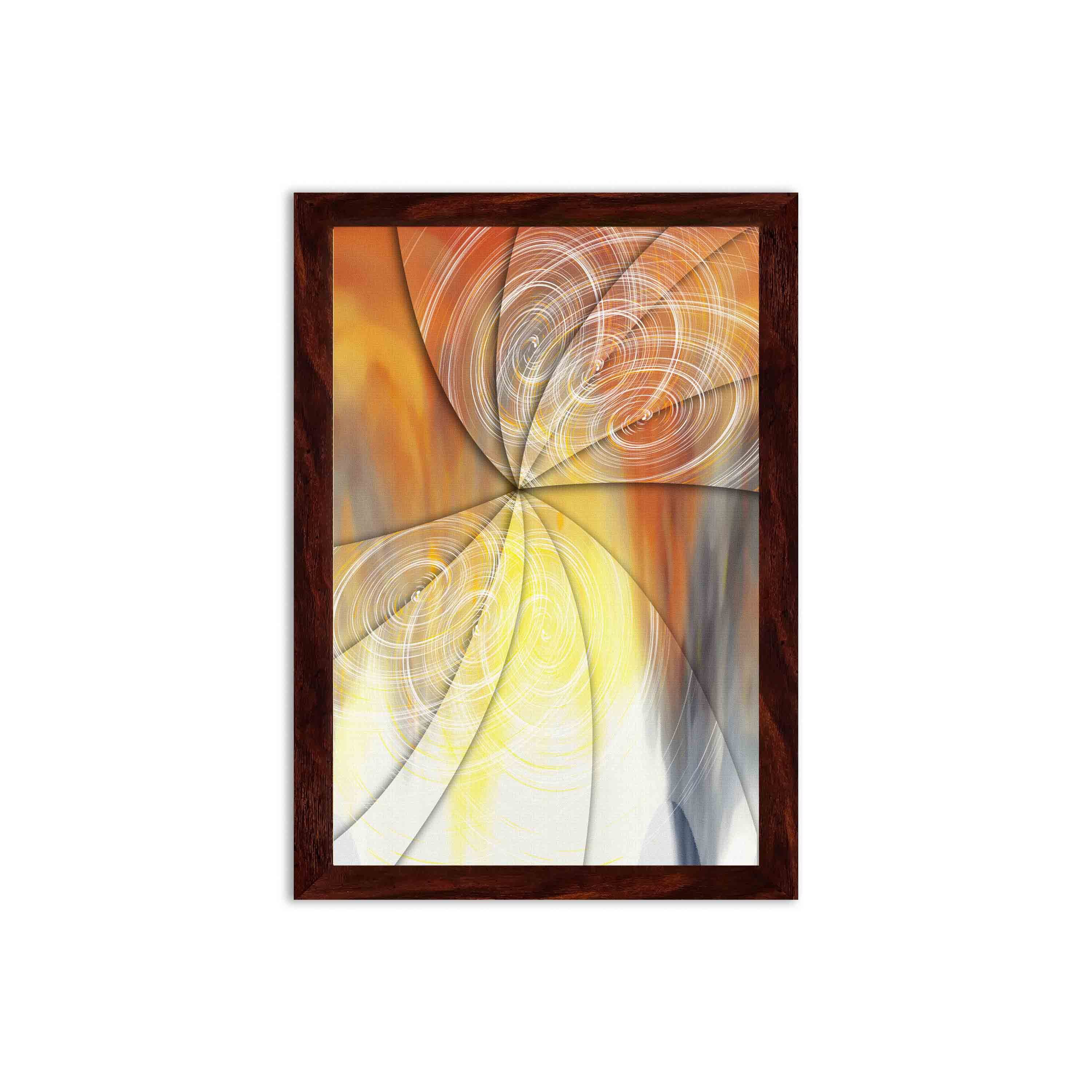 abstract wall hang on the wall with white background