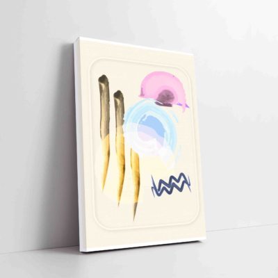 Infidu Whimsical Wonder Abstract Art Collection - Abstract Art Redefined by Creative Vision Painting Style Stretched Canvas Art Model No - Art-62