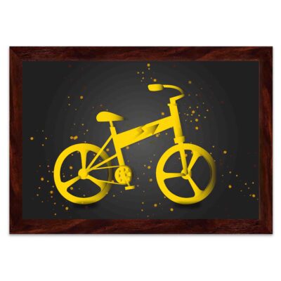 Infidu Sleek Bicycle Canvas - Ride into Modern Decor Printed on Canvas