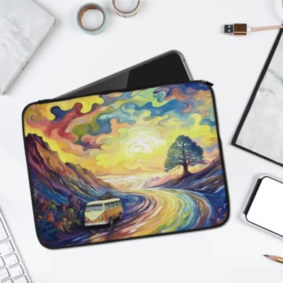 Laptop Sleeve - Naturel Beautiful Colorful Concept Art 1