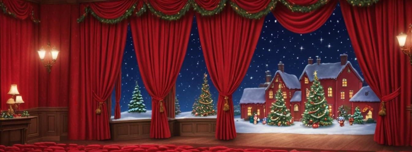 Christmas Trees in movie screen