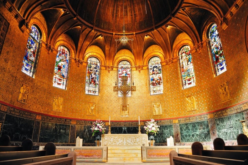 christ-mass service in church