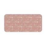 Infidu Beige Desk Mat with a subtle pattern of small shapes or icons on a soft beige background. Desk Pad kept on a plain white background