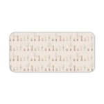 Infidu Chess Piece Design Desk Mat featuring chess pieces in soft pastel colors with a light background. Desk Pad kept on a plain white background