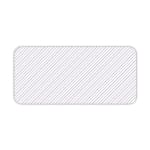 Desk pad with a white background and light gray diagonal stripes. Desk Pad kept on a plain white background