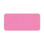 Pink diagonal striped desk pad with a soft and pastel design, featuring thin pink stripes on a light background. Desk Pad kept on a plain white background