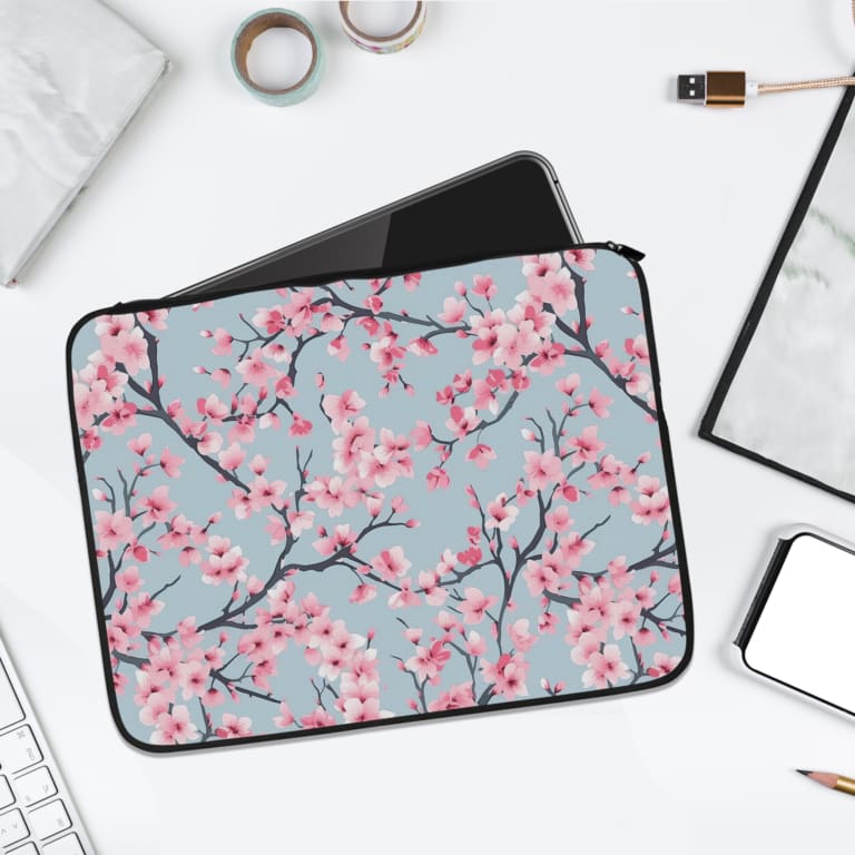 Laptop Sleeves - Flowers Type Vector Art 1