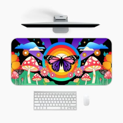 Creative Butterfly Vector Design Desk Pad 1