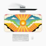 Creative Butterfly Vector Design Desk Pad 1