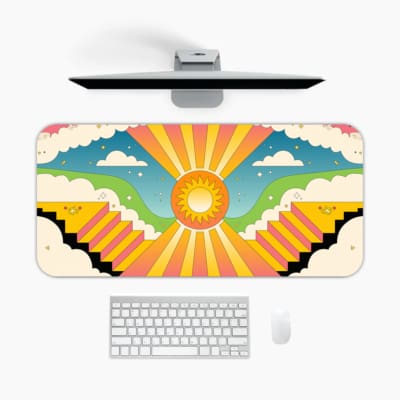 Creative Butterfly Vector Design Desk Pad 1