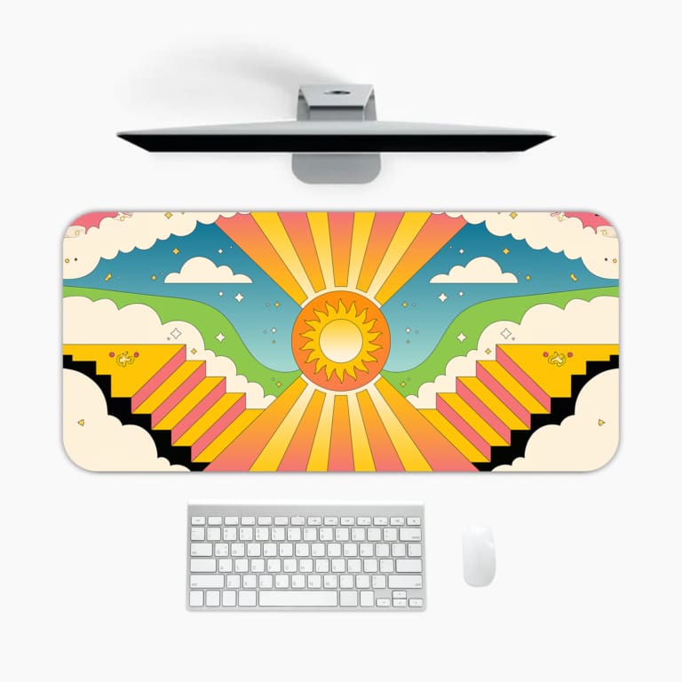 Creative Butterfly Vector Design Desk Pad 1