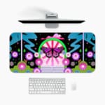 Creative Butterfly Vector Design Desk Pad 1