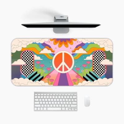 Creative Butterfly Vector Design Desk Pad 1