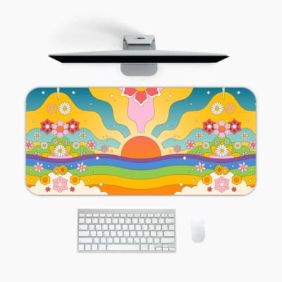 Creative Butterfly Vector Design Desk Pad 1