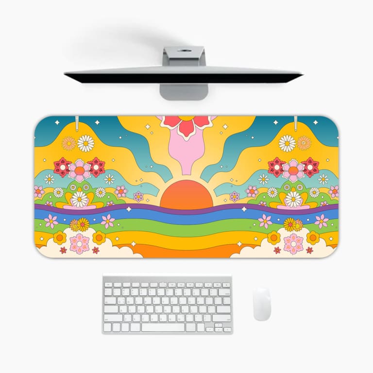 Creative Butterfly Vector Design Desk Pad 1