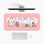 Creative Bunny Vector Design Desk Pad 1
