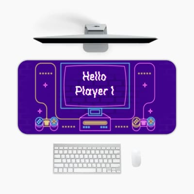 Creative Gaming Type Design Desk Pad 1
