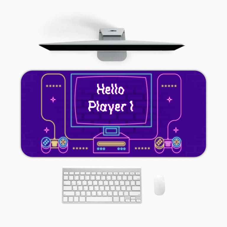 Creative Gaming Type Design Desk Pad 1