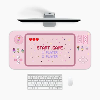 Creative Gaming Type Design Desk Pad 1