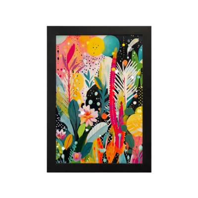 Multi Color Flowers Painting Art 01