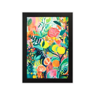 Colorful Flowers Painting Art 1