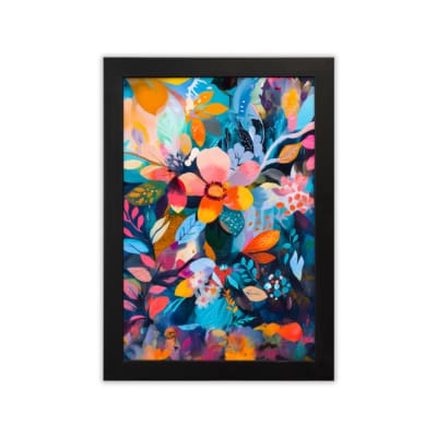 Colorful Flowers Painting Art 1