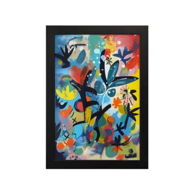 Multi Colors Flowers Painting Art 01