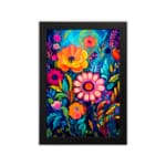 Colorful Flowers Painting Art 1