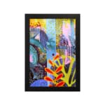 Multi Colors Flowers Painting Art 01