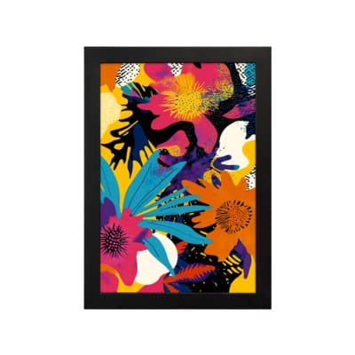 Multi Colors Flowers Painting Art 01
