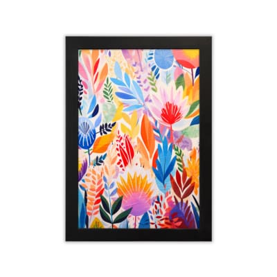 Colorful Flowers Painting Art 1