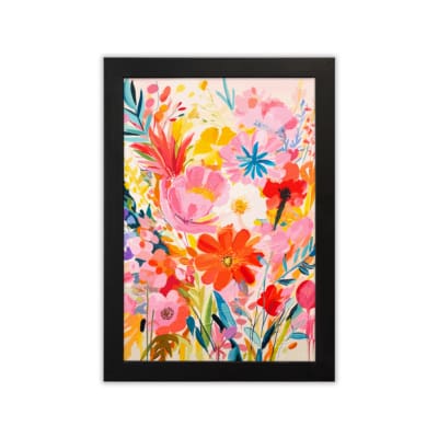 Colorful Flowers Painting Art 1