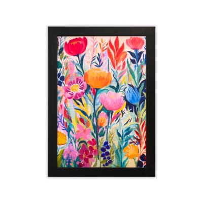 Colorful Flowers Painting Art 1