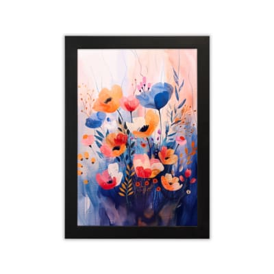 Colorful Flowers Painting Art 1
