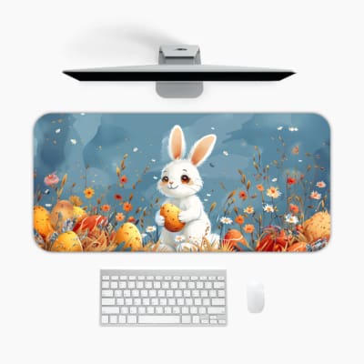 Creative Bunny Vector Design Desk Pad 5