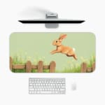 Creative Bunny Vector Design Desk Pad 1