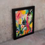 Multi Color Flowers Painting Art 02